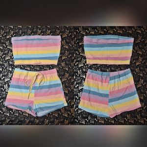 2 Piece Pastel Rainbow Set